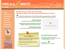 Tablet Screenshot of fermedelacroisette.fr